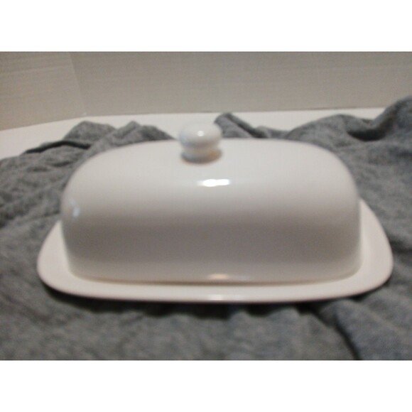 Corning Ware Butter Dish White Table Ware Made in Thailand Casual China - Picture 15 of 16